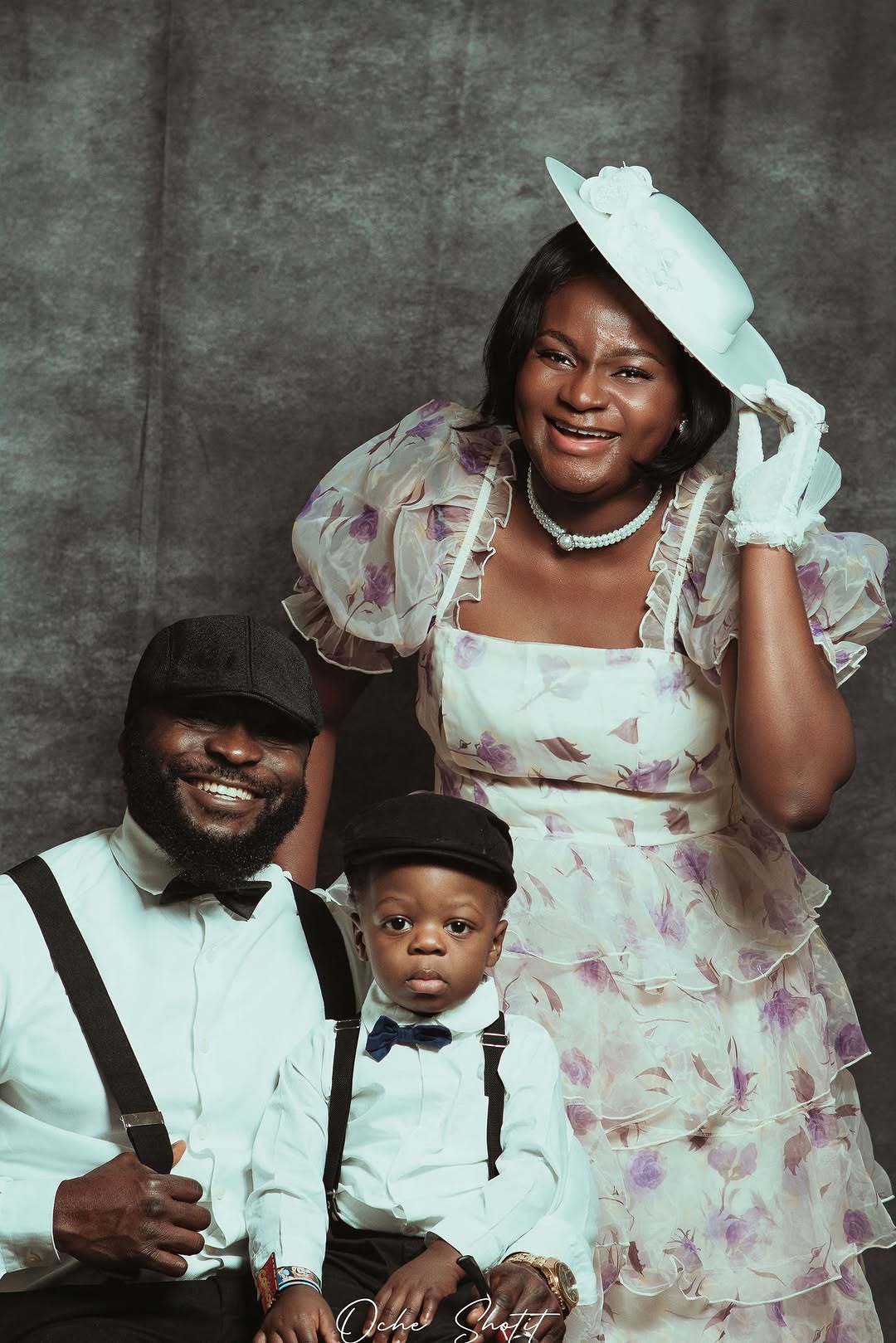 Vintage family portrait