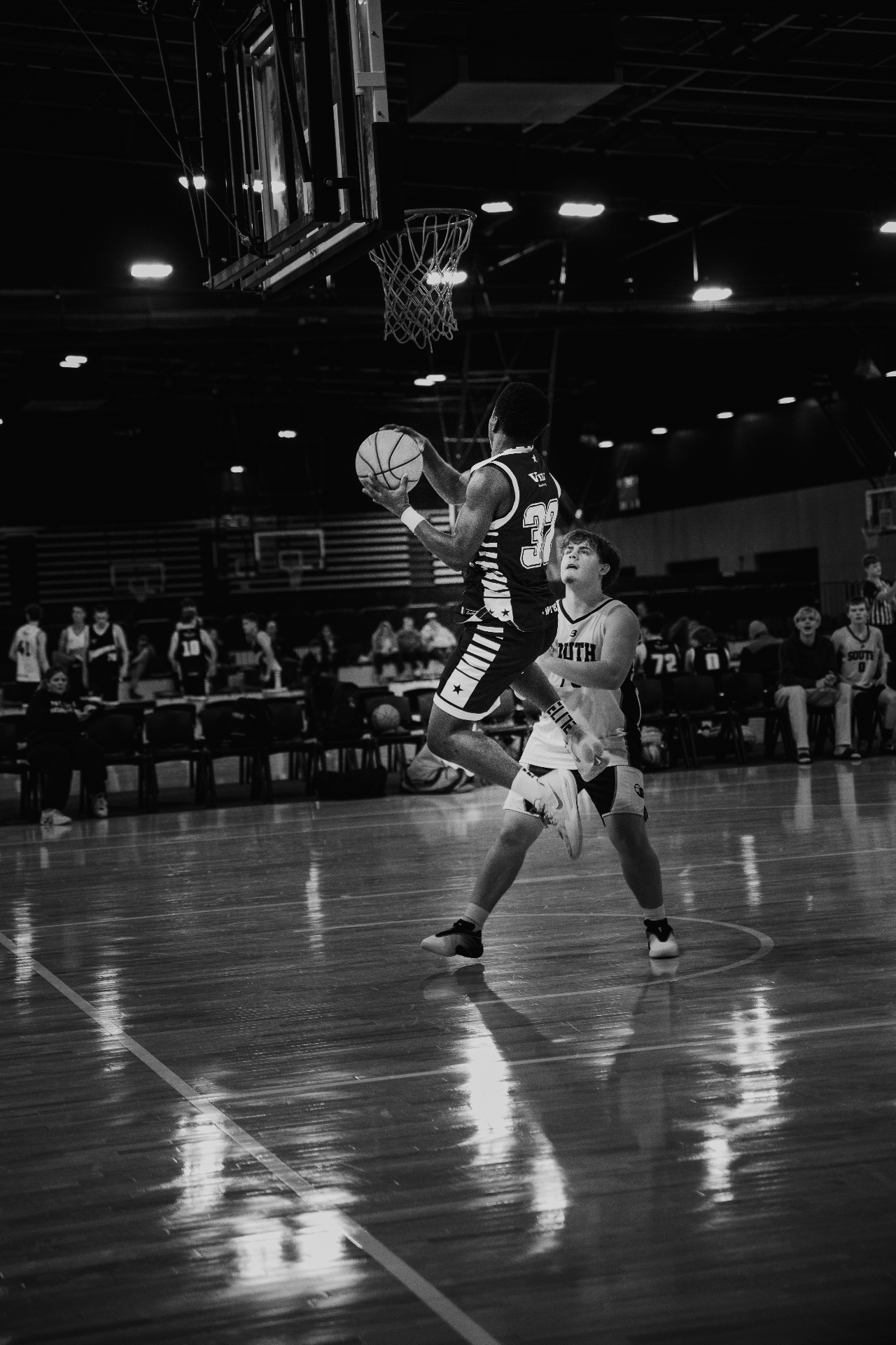Basketball layup